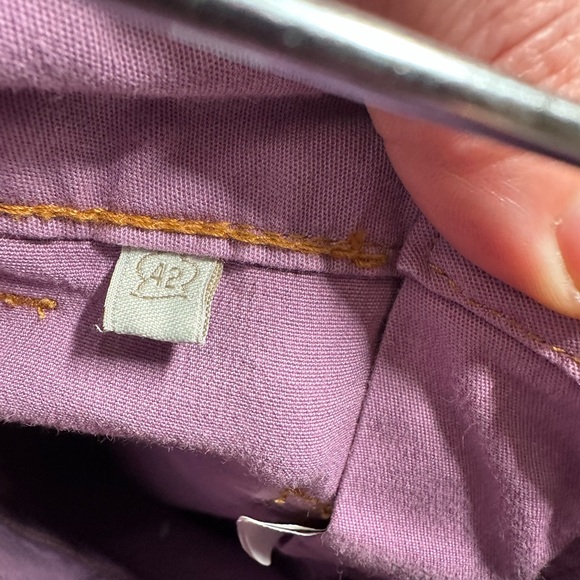 Farm Rio lavender Sailor Jeans. Size 29 no stretch. Hems have bee taken up. - Picture 8 of 12